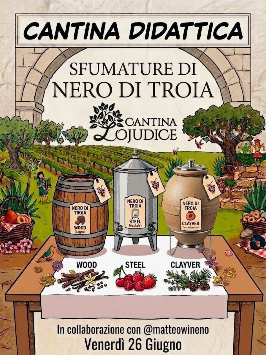 Cantina didattica: Sfumature di Nero di Troia